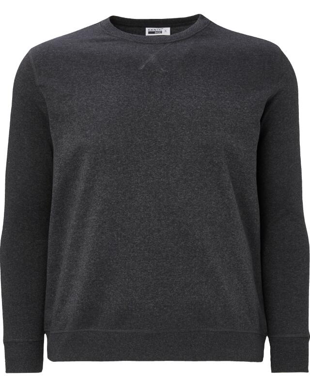 Lined sweatshirt for men, anthracite marl (KiK Sweatshirt mit Innenfutter (anthrazit melange)) — KiK, authentic German product in Morocco