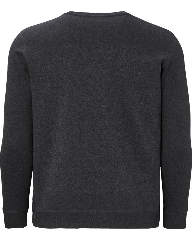Lined sweatshirt for men, anthracite marl (KiK Sweatshirt mit Innenfutter (anthrazit melange)) — KiK, authentic German product in Morocco