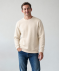 Sweatshirt mit Innenfutter creme