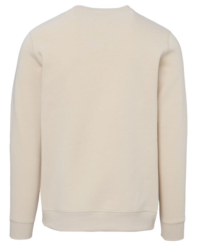 Lined sweatshirt for men, cream (KiK Sweatshirt mit Innenfutter (creme)) — KiK, authentic German product in Morocco