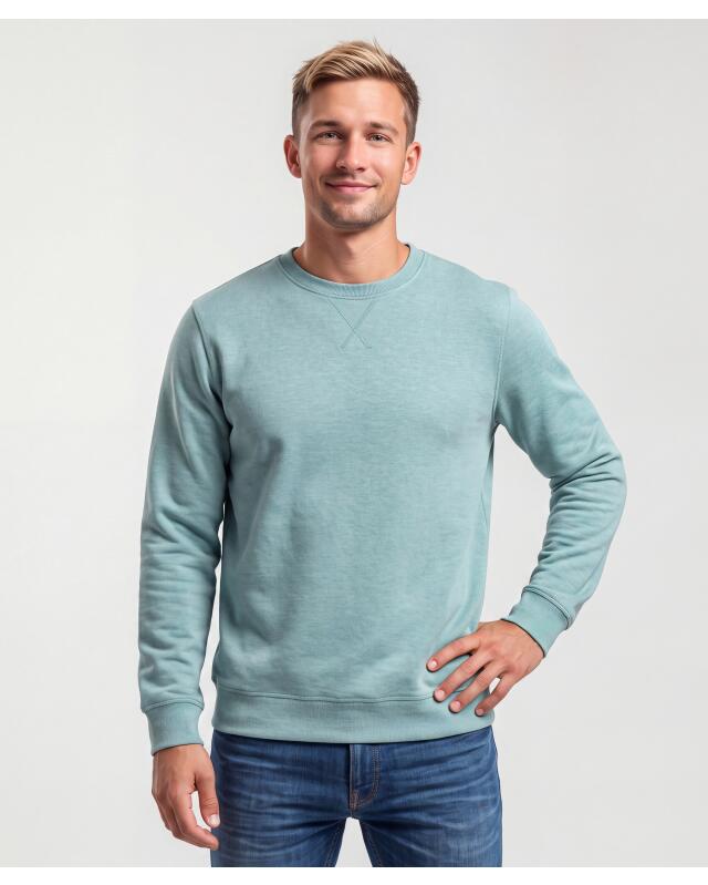 سويتشيرت ببطانة داخلية للرجال، أزرق بترولي (KiK Sweatshirt mit Innenfutter (petrol)) — KiK, منتج ألماني أصلي في المغرب