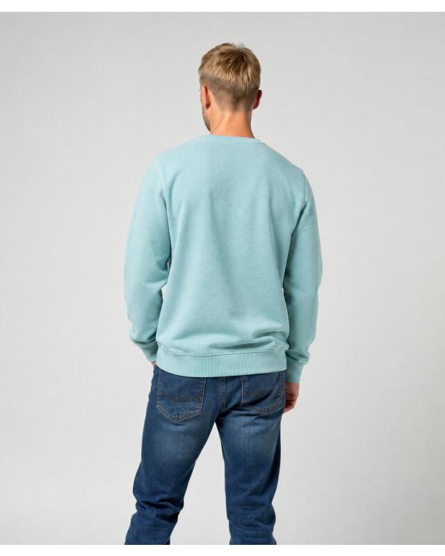 سويتشيرت ببطانة داخلية للرجال، أزرق بترولي (KiK Sweatshirt mit Innenfutter (petrol)) — KiK, منتج ألماني أصلي في المغرب