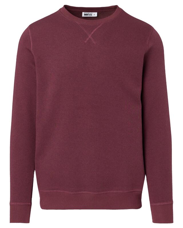 سويتشيرت ببطانة داخلية للرجال، عنابي (KiK Sweatshirt mit Innenfutter (bordeaux)) — KiK, منتج ألماني أصلي في المغرب