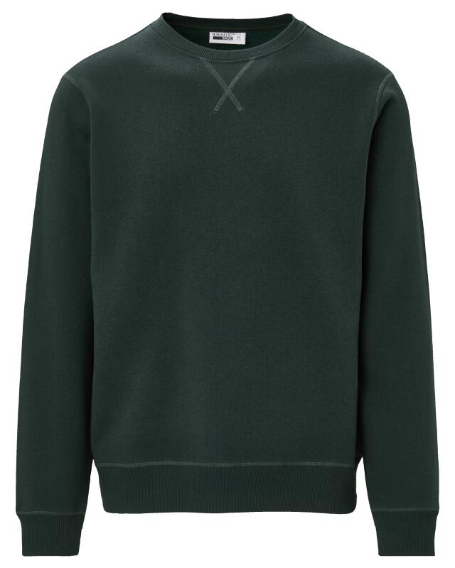 Sweat doublé homme, vert foncé (KiK Sweatshirt mit Innenfutter (dunkelgrün)) — KiK, produit allemand authentique au Maroc