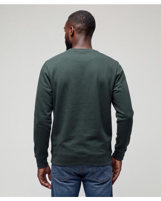 Sweat doublé homme, vert foncé (KiK Sweatshirt mit Innenfutter (dunkelgrün)) — KiK, produit allemand authentique au Maroc