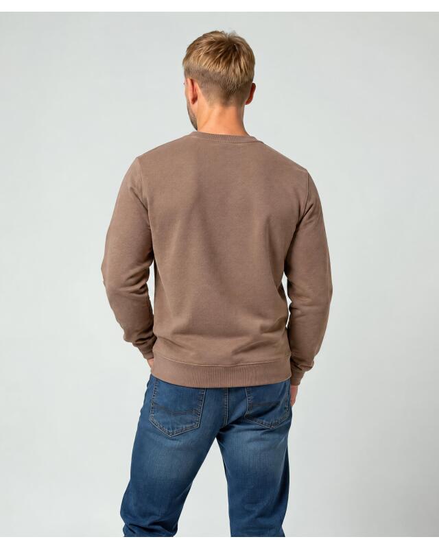 Sweat doublé homme, marron clair (KiK Sweatshirt mit Innenfutter (hellbraun)) — KiK, produit allemand authentique au Maroc