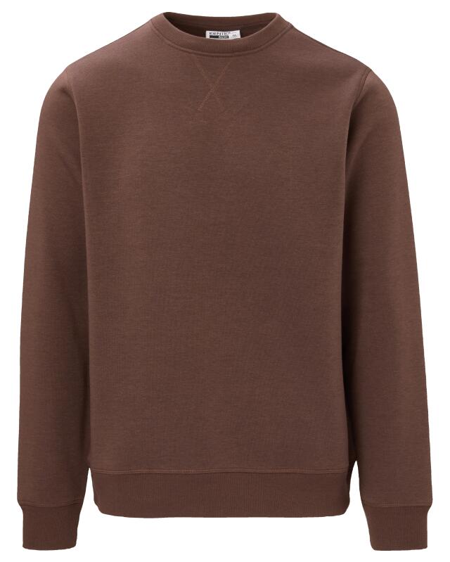 سويتشيرت ببطانة داخلية للرجال، بني غامق (KiK Sweatshirt mit Innenfutter (dunkelbraun)) — KiK, منتج ألماني أصلي في المغرب