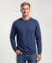Sweater met voering denimblauw