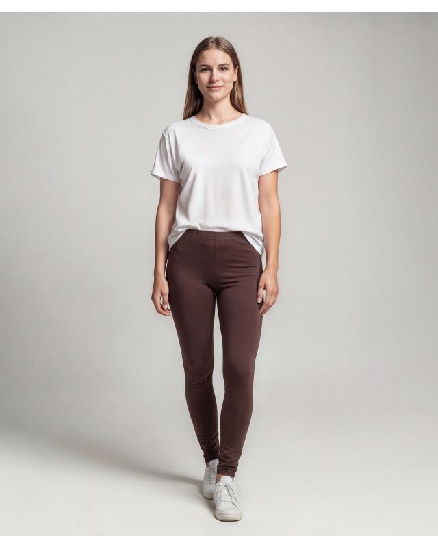 Leggings for women, brown — KiK, authentic German product in Morocco