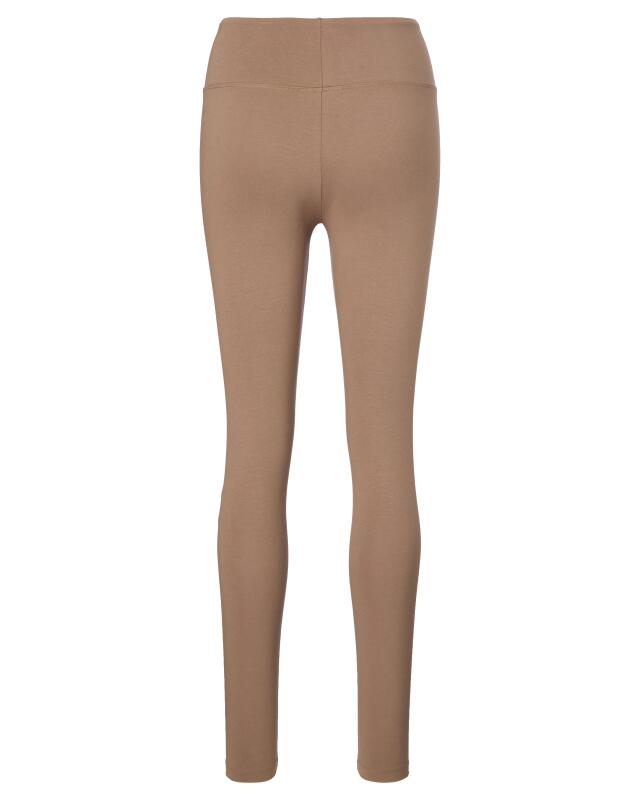Leggings with wide waistband for women, light brown (KiK Leggings mit breitem Bund (hellbraun)) — KiK, authentic German product in Morocco