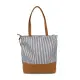 Bolso bandolera con detalles de piel sintética