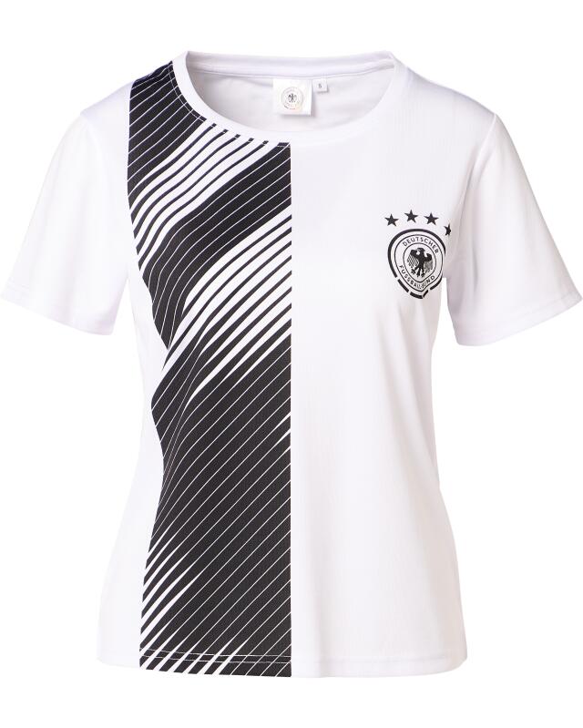 Germany football sports shirt for women, white (KiK Fußball Sport-Shirt Deutschland (weiß)) — KiK, authentic German product in Morocco