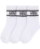 Tennissocken mit Schriftzug weiß