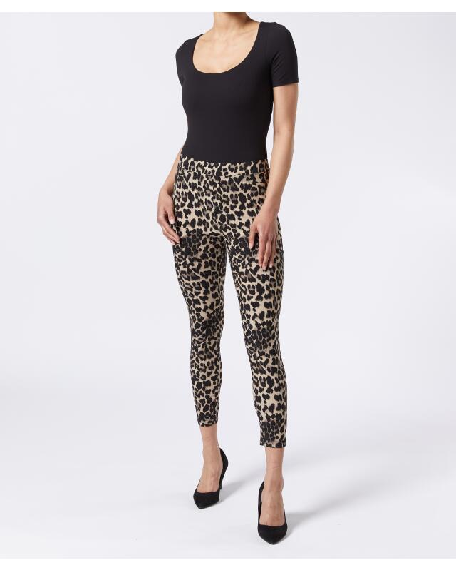سروال سهل اللبس بنقشة الفهد للنساء، بطبعة ليوبارد (KiK Pull-on-Hose Leo (Leopardendruck)) — KiK, منتج ألماني أصلي في المغرب