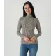 Camiseta de manga larga con cuello alto