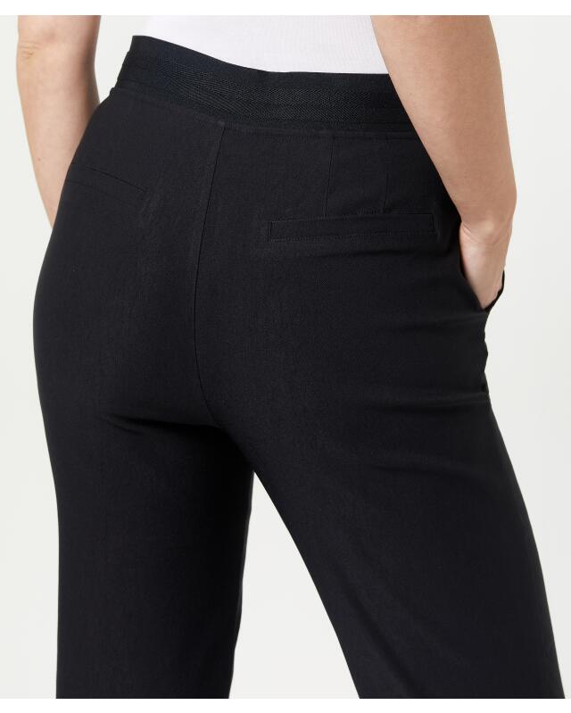 سروال من البنغالين بطول الكاحل للنساء، أسود (KiK Knöchellange Bengalinhose (schwarz)) — KiK, منتج ألماني أصلي في المغرب