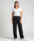 Schwarze Pull-on-Hose schwarz