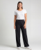 Schwarze Pull-on-Hose schwarz