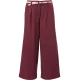 Pantalón cortina en color baya