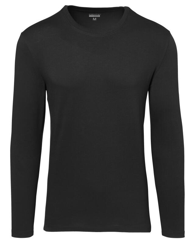 تيشيرت بأكمام طويلة أساسي للرجال، أسود (KiK Basic Langarmshirt (schwarz)) — KiK, منتج ألماني أصلي في المغرب