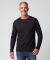 Basic Langarmshirt schwarz