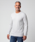 Basic Langarmshirt grau melange