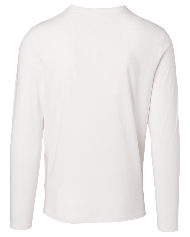 Basic long-sleeve top for men, white (KiK Basic Langarmshirt (weiß)) — KiK, authentic German product in Morocco