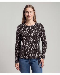 black printed