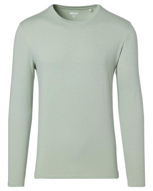 T-shirt à manches longues basique homme, kaki clair (KiK Basic Langarmshirt (hellkhaki)) — KiK, produit allemand authentique au Maroc