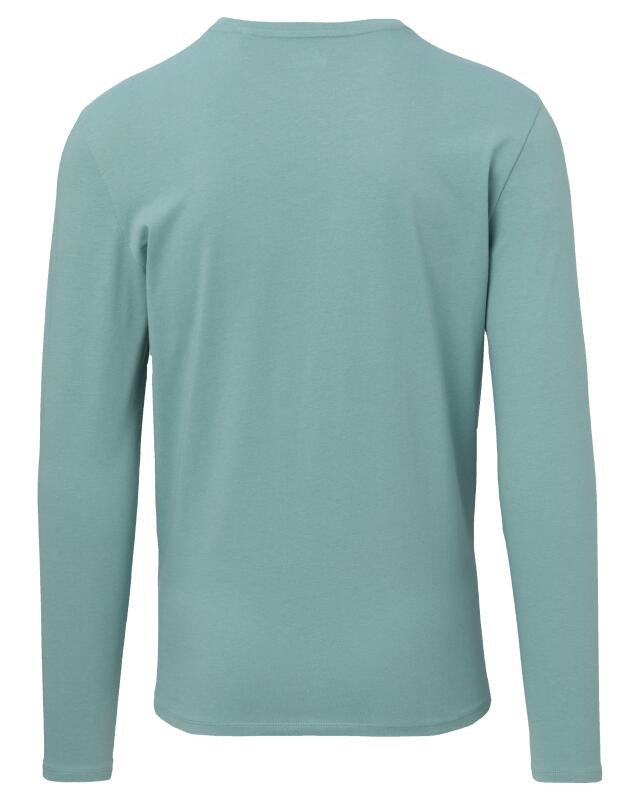 2-in-1-look long-sleeve top for men, petrol (KiK Langarmshirt 2-in-1-Optik (petrol)) — KiK, authentic German product in Morocco