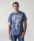 T-Shirt in Jeansblau jeansblau