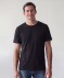 T-Shirt in Doppellagenoptik schwarz