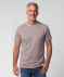 T-Shirt in Doppellagenoptik grau