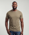 T-Shirt in Doppellagenoptik Khaki
