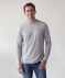 Langarmshirt mit Stickerei grau
