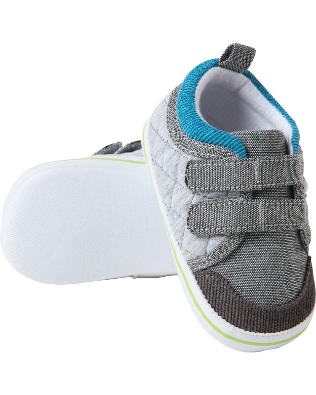 Baskets bébé garçon, gris — KiK, produit allemand authentique au Maroc