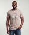 T-Shirt aus Baumwolle taupe