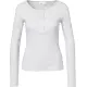 Camiseta de manga larga acanalada