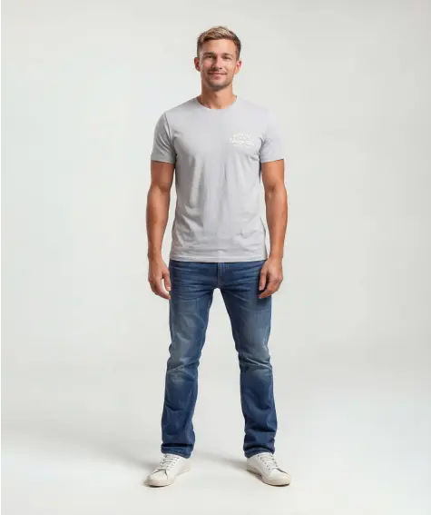 T-Shirt mit Front- und Backprint