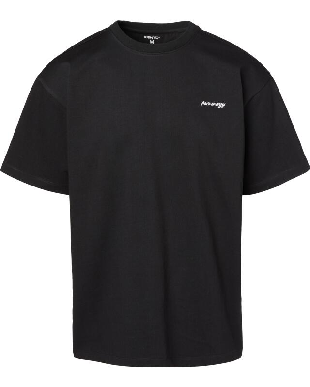 T-shirt brodé homme, noir (KiK T-Shirt mit Stickerei (schwarz)) — KiK, produit allemand authentique au Maroc