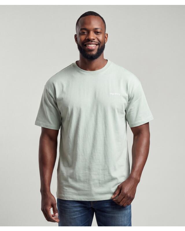 تيشيرت بتطريز للرجال، كاكي فاتح (KiK T-Shirt mit Stickerei (hellkhaki)) — KiK, منتج ألماني أصلي في المغرب