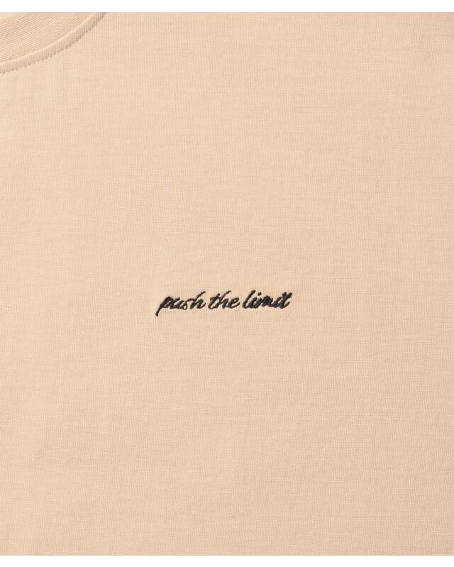 T-shirt brodé homme, écru (KiK T-Shirt mit Stickerei (naturfarben)) — KiK, produit allemand authentique au Maroc