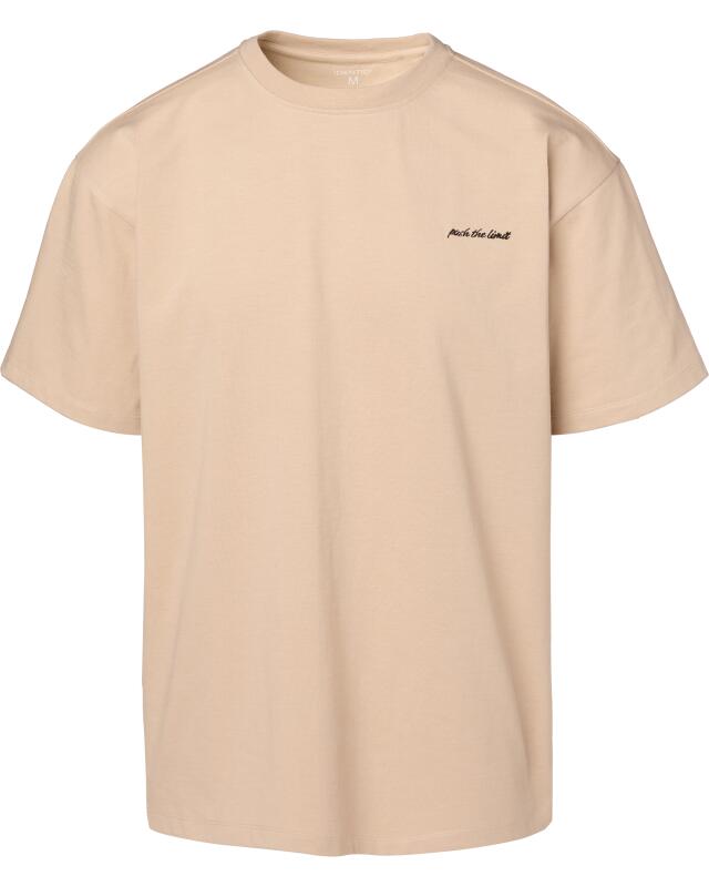 T-shirt brodé homme, écru (KiK T-Shirt mit Stickerei (naturfarben)) — KiK, produit allemand authentique au Maroc