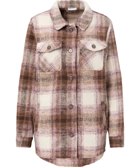 Flanelljacke mit Wollanteil