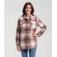 Chaqueta de franela con mezcla de lana
