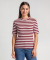 Gestreiftes Shirt rot/weiß
