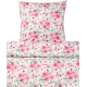 Mikrofaser-Bettwäsche mit Blumen
