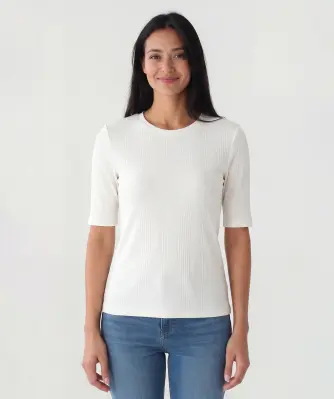 Geripptes Shirt