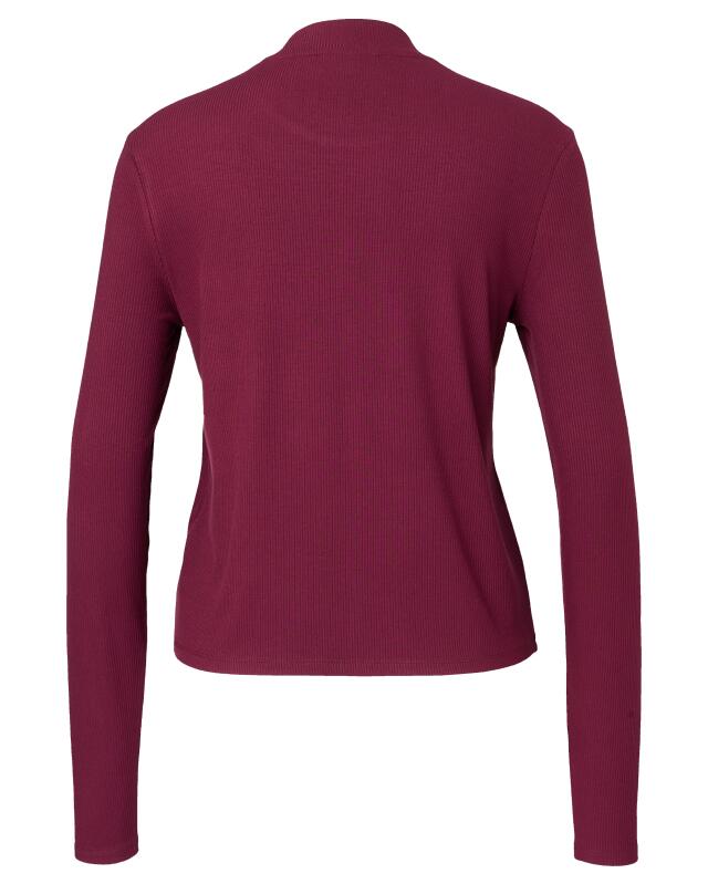 T-shirt manches longues à boutons décoratifs femme, violet (KiK Langarmshirt mit Zierknöpfen (lila)) — KiK, produit allemand authentique au Maroc