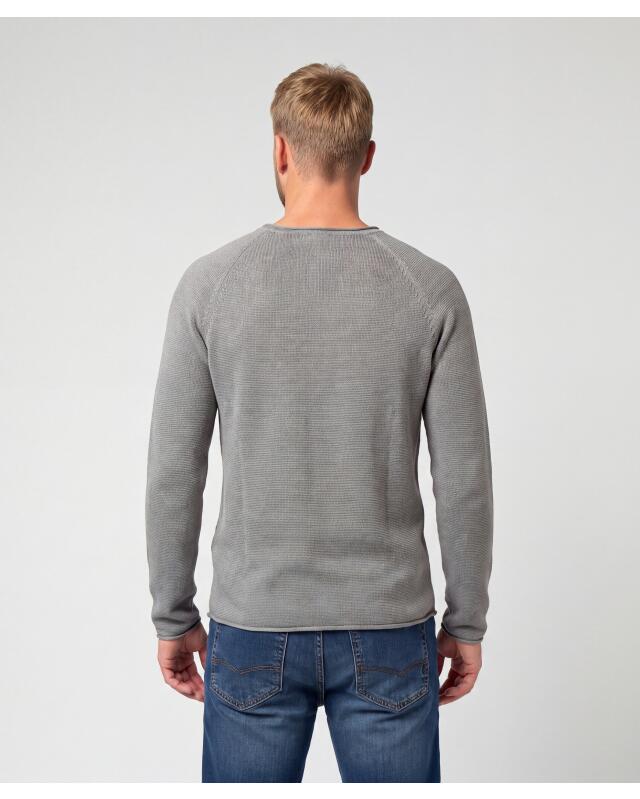 كنزة تريكو خفيفة للرجال، رمادي (KiK Grauer Feinstrickpullover (grau)) — KiK, منتج ألماني أصلي في المغرب
